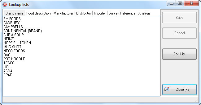 Optional Lookup List Form